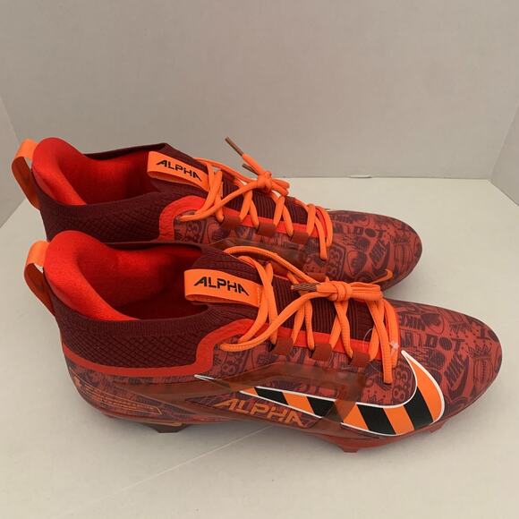 Nike Men\'s Size 12.5 Alpha Menace 4 Elite NRG Football Cleats FQ4046-600
